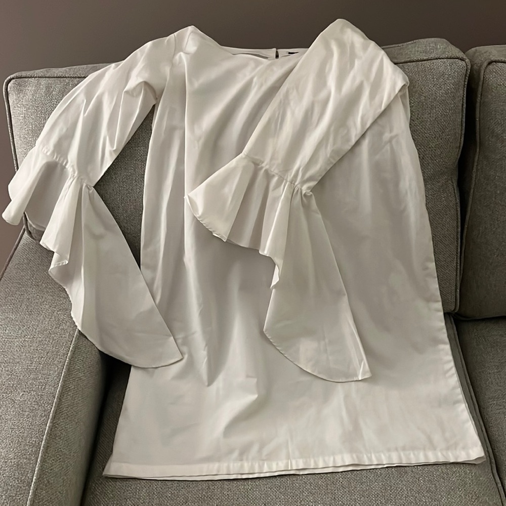 NWOT white mini dress